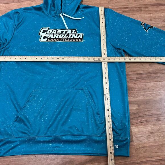 Coastal Carolina Chanticleers University Hoodie Teal | Adult Size XL - Picture 6 of 12